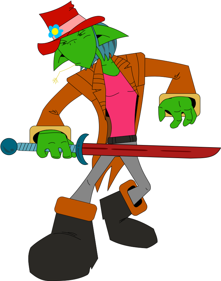 A Drawing Of Bonnie, The Star Of Welcome To Quandary, Clipart (744x1052), Png Download