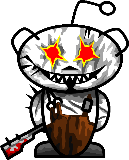 Version 1 Has The Ears Of A Typical Snoo Clipart (540x717), Png Download