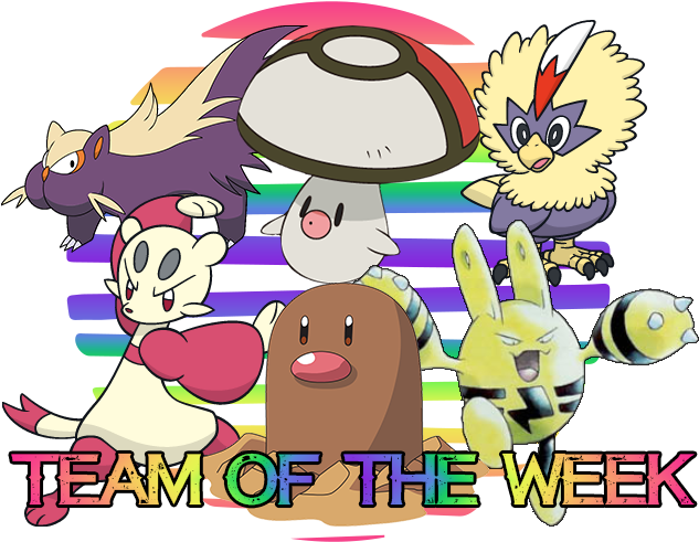 This Rufflet Double Trapper Offense Team Was Built Clipart (634x534), Png Download