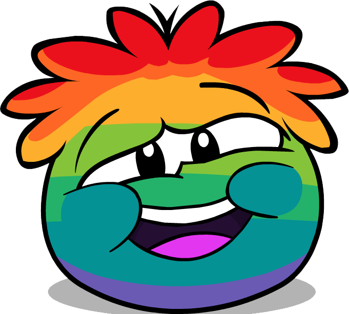 Image Cute Rp Png Club Penguin Wiki The Free Girl Laughing Clipart (681x613), Png Download