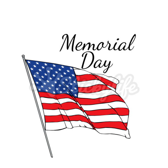 Memorial Day Temporary Tattoo Clipart (940x587), Png Download