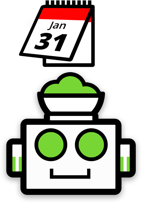 Farewell, January Clipart (500x733), Png Download