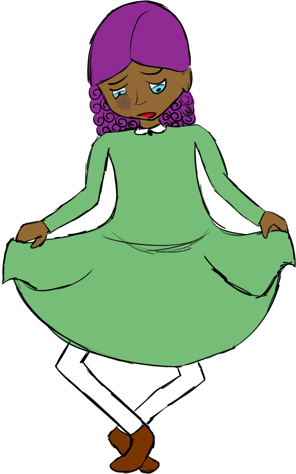 “you Will Stand Up Straight, Young Lady,” Basil Hissed Clipart (1008x1588), Png Download