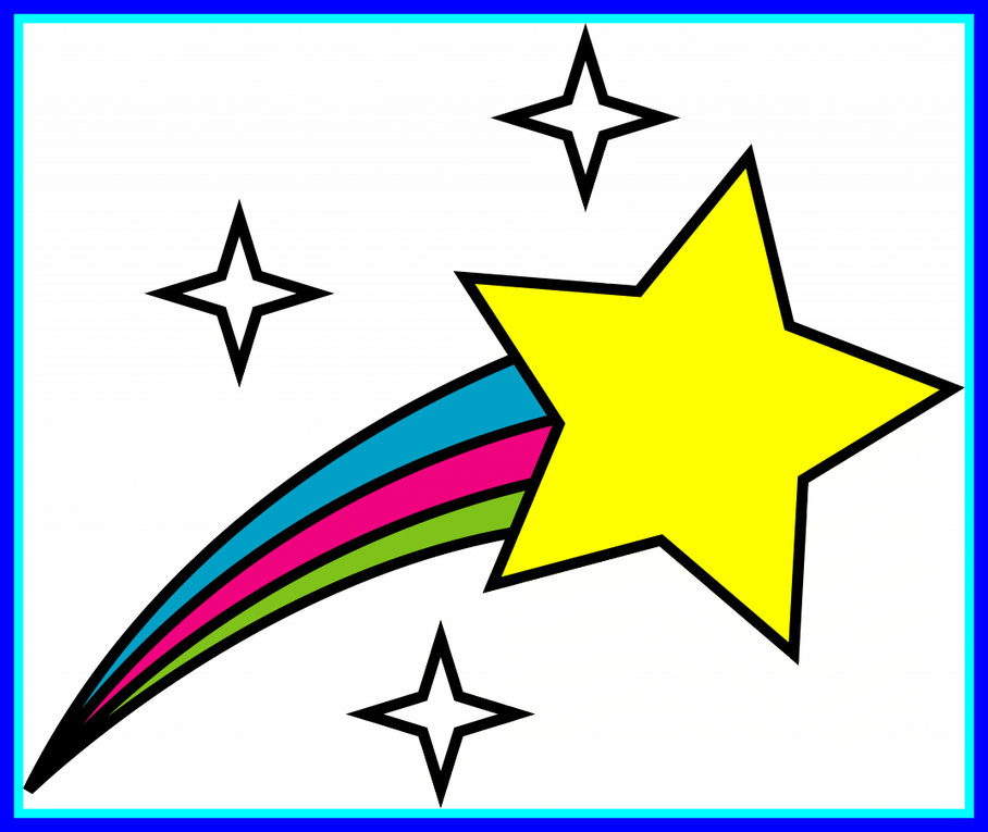 Shooting Star Clipart Printable 11 908 X 765 Free Clip - Png Download (908x765), Png Download