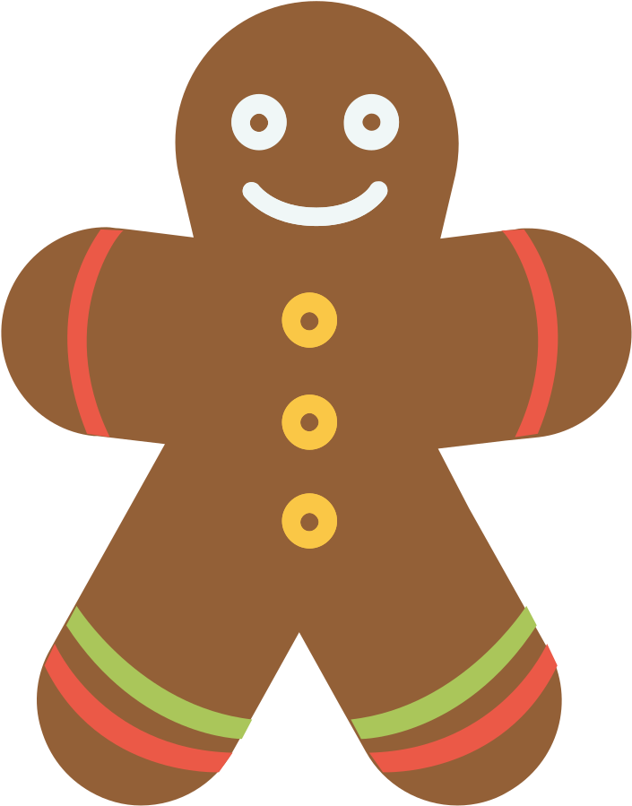 Gingerbread Icon Clipart (1024x1024), Png Download