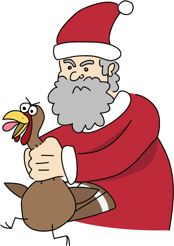 Thanksgiving Lost In Bustle Of Early Christmas Activities Clipart (808x900), Png Download
