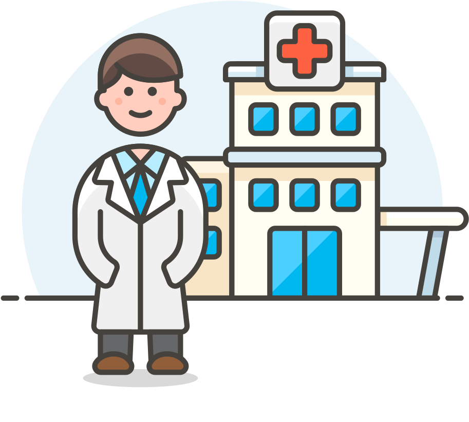 Doctor Hospital Icon Clipart (1024x1024), Png Download