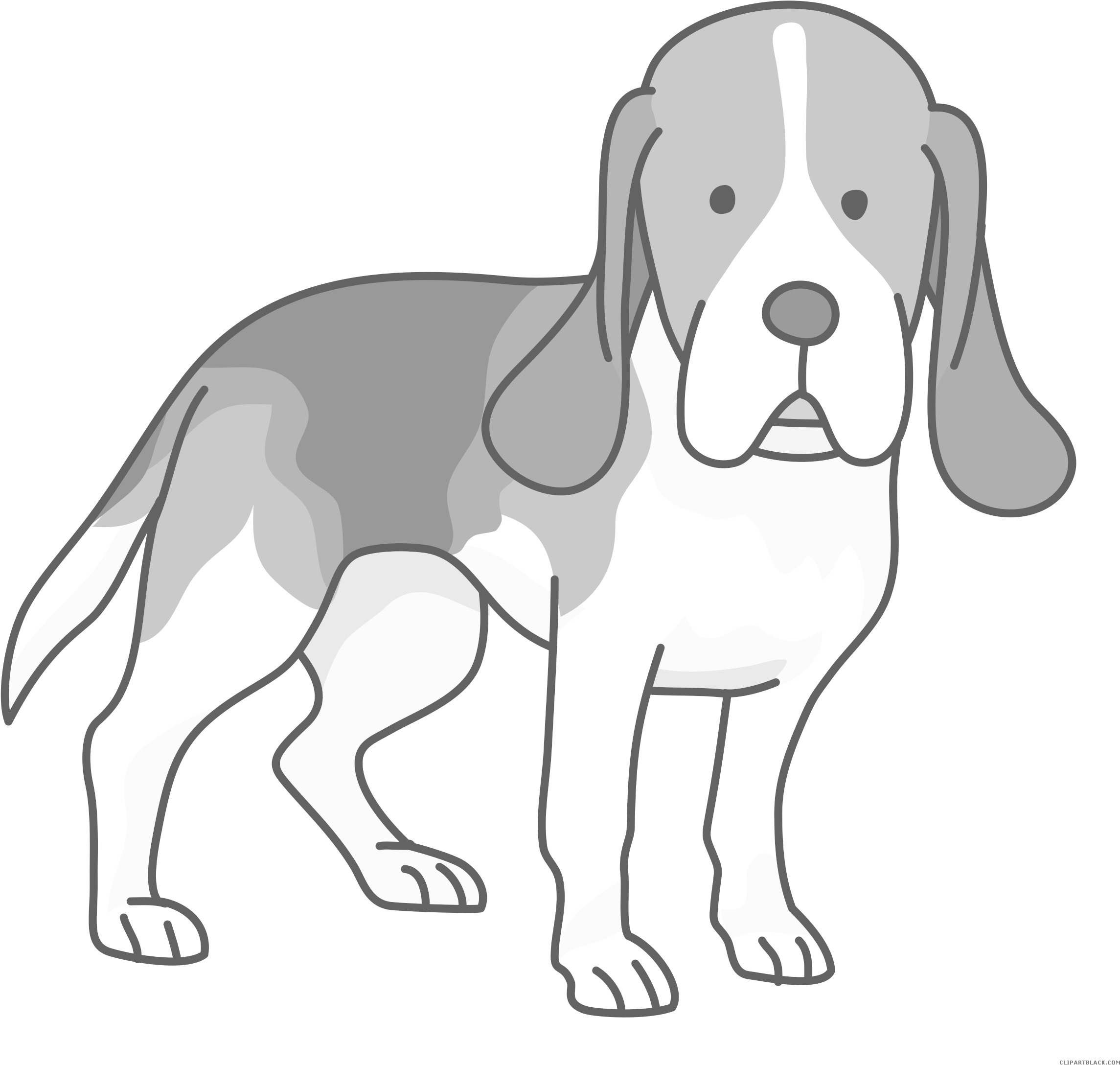 Beagle Dog Clipart - Png Download (2400x2400), Png Download