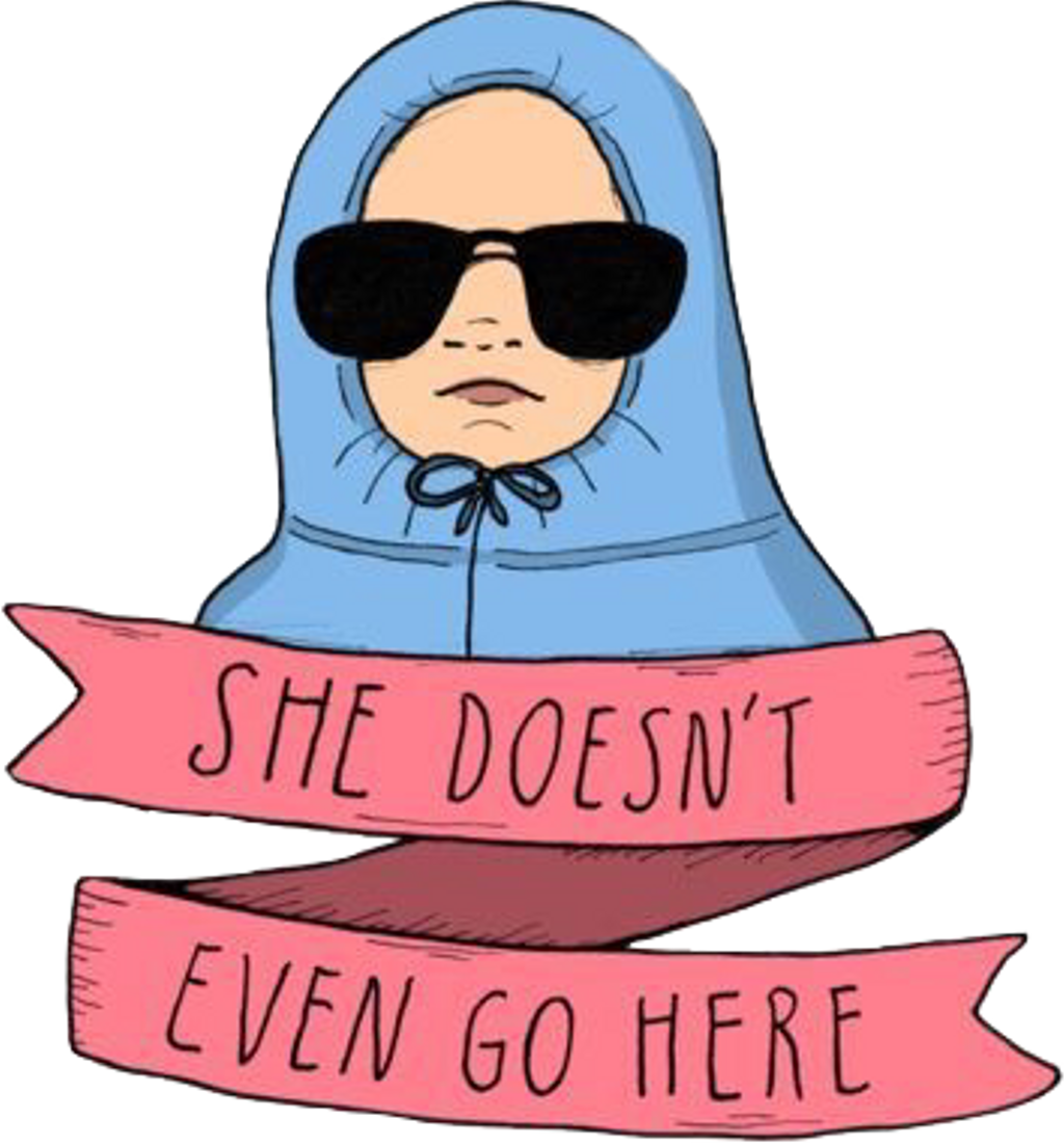 Meangirls Pink Blue Sunglasses Aesthetic Cute Freetoedi Clipart (1024x1102), Png Download