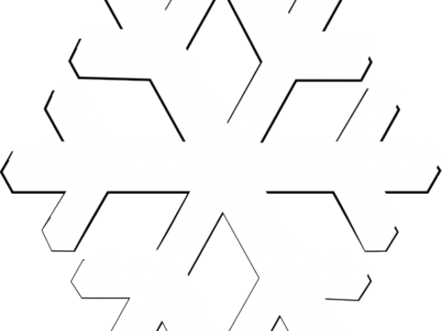 White Snowflake Cliparts - Png Download (640x480), Png Download