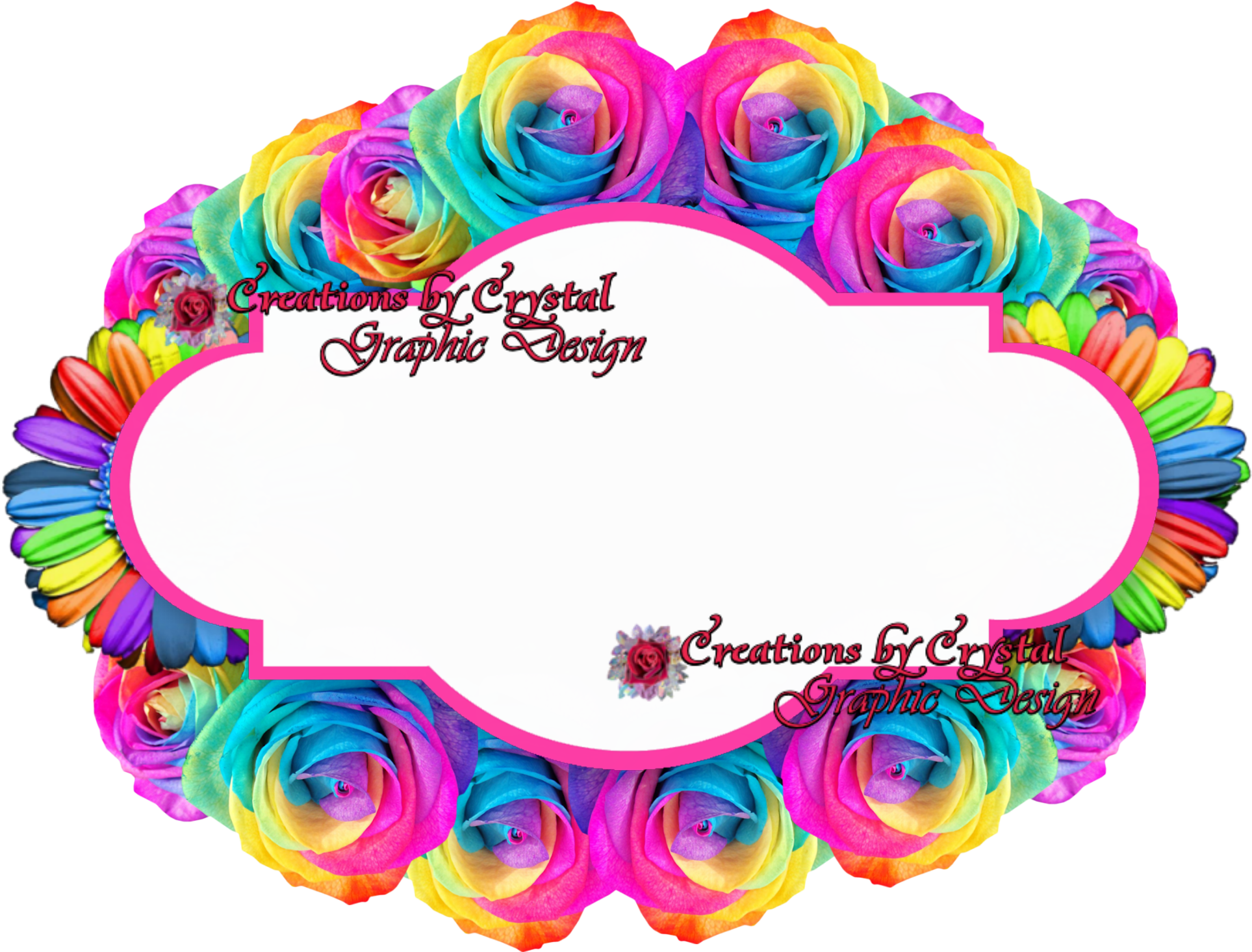 Cbyc Custom Borders Floral, Cbycgraphicdesign, Creations Clipart (1927x1465), Png Download