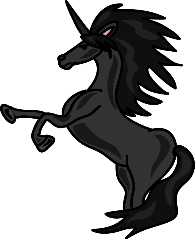 Pin Unicorn Clipart Black And White - Png Download (655x800), Png Download