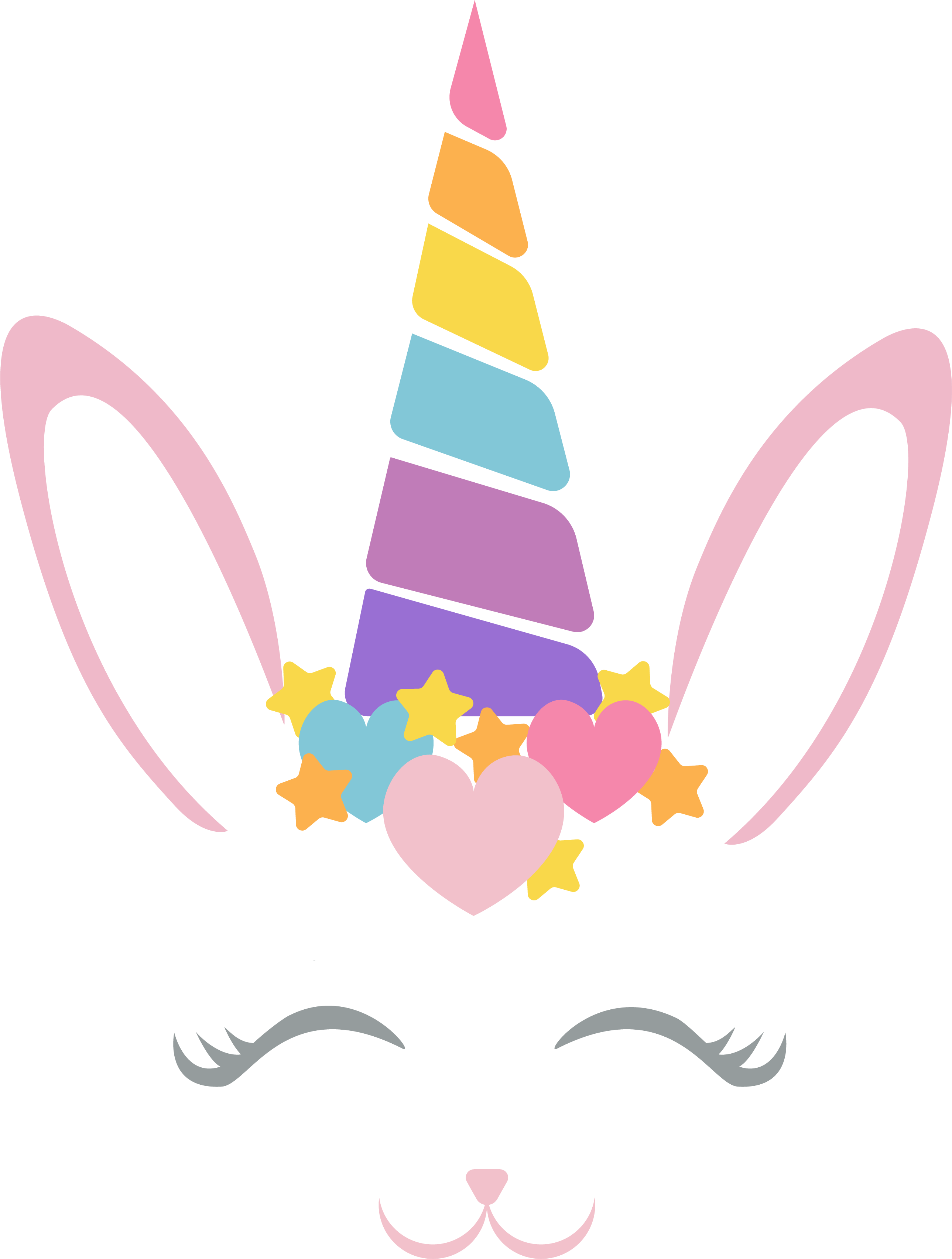 Clipart Easter Unicorn - Png Download (2578x3409), Png Download