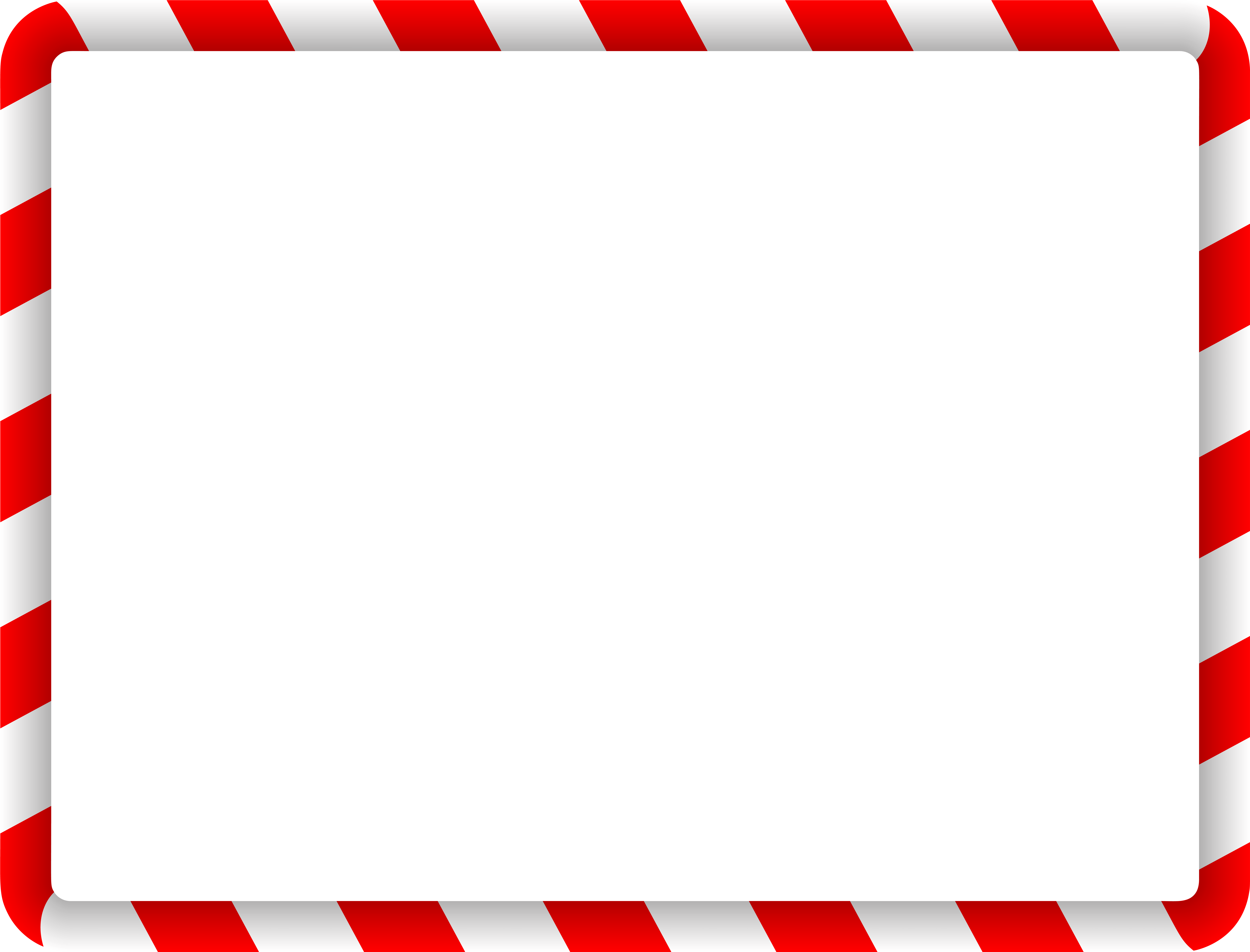 Free Christmas Clipart Borders - Png Download (8000x6111), Png Download