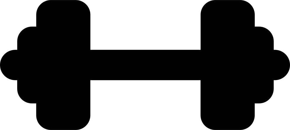 Weights Silhouette At Getdrawings - Weight Png Clipart (980x440), Png Download