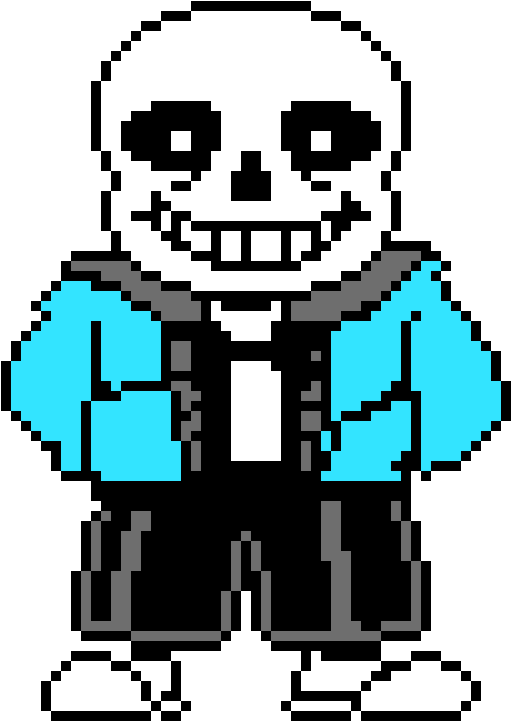 Sans The Skeleton - Undertale Sans Pixel Clipart (790x780), Png Download