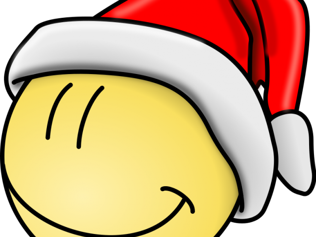 Santa Hat Clipart Line Art - Merry Christmas Smiley Face Santa Claus Mugs - Png Download (640x480), Png Download