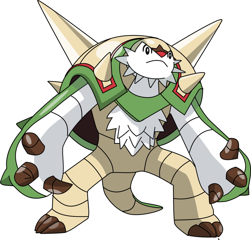 There Is Only Single Creator Of Everything And Anything - Pokemon Chesnaught Png Clipart (800x763), Png Download
