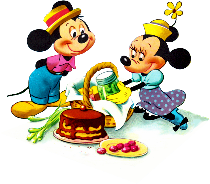 Picnic Clipart Mickey Mouse - Mouse's Picnic Mickeys Picnic - Png Download (727x621), Png Download
