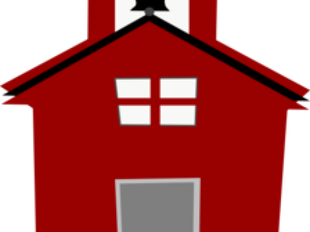 Free School House Clipart - School House Clipart Png Transparent Png (640x480), Png Download