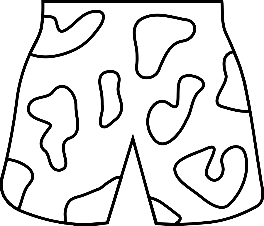 Beach Shorts Clipart Png Transparent Png (600x513), Png Download