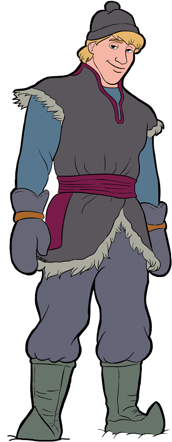 Frozen Clipart Kristoff Frozen Clip Art - Cartoon - Png Download (350x905), Png Download