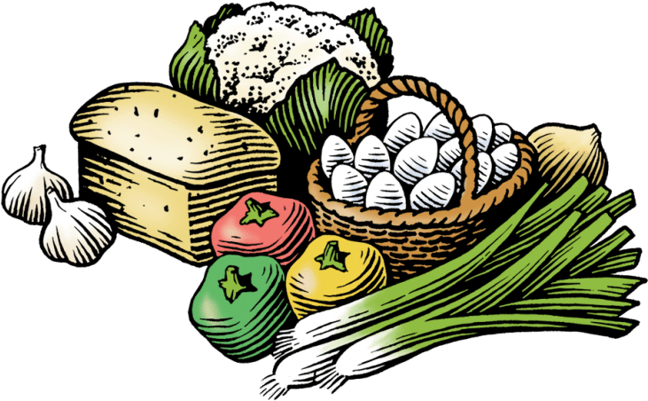 Clipart Black And White Stock Farmers Market Legal - Agriculture Market