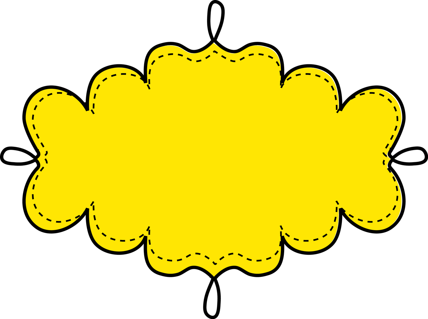 Abelhinha Ibflsv4iavmhkd Cute Frames, Doodle Frames, - Frame Bela E A Fera Png Clipart (1410x1052), Png Download