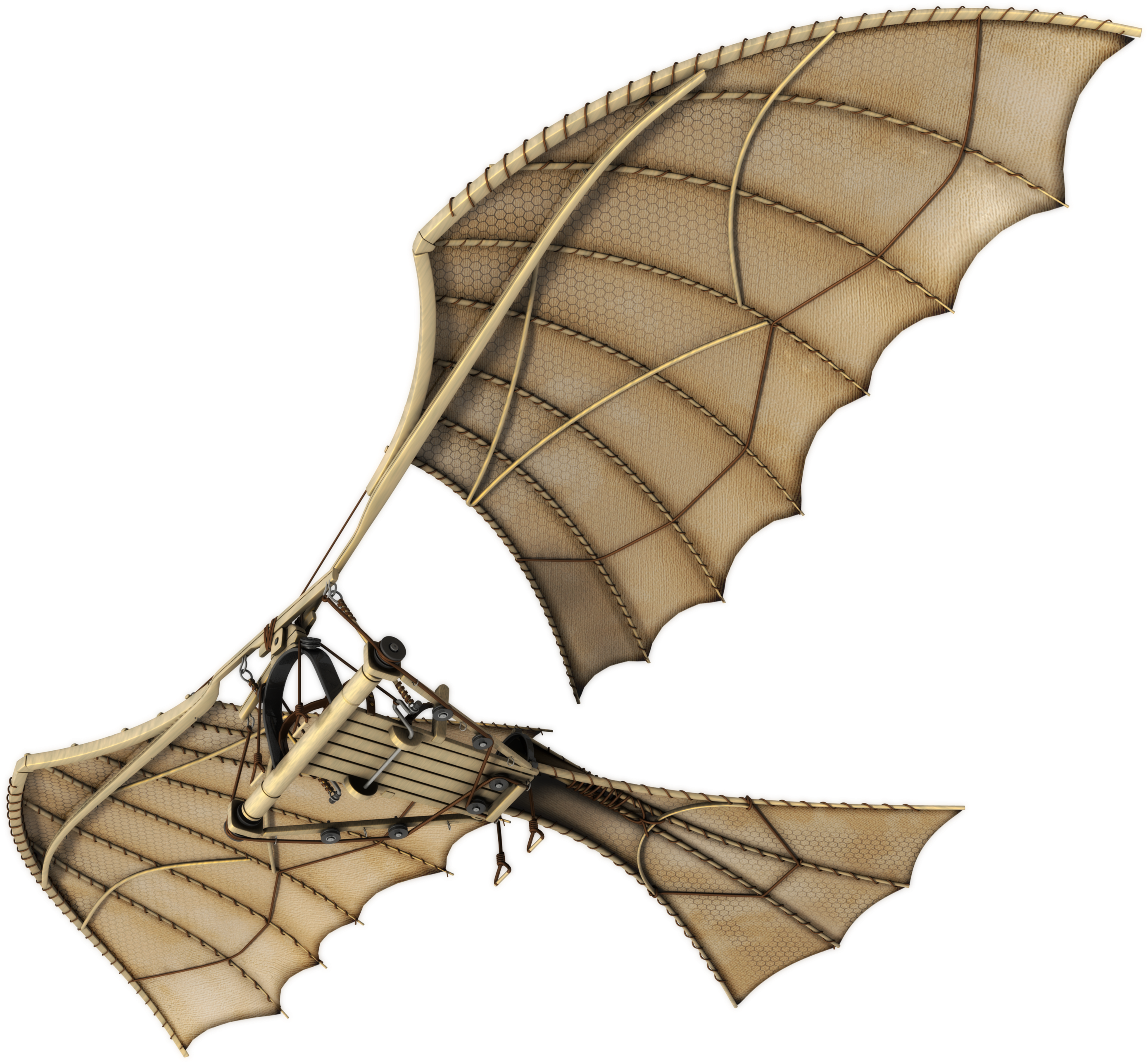 Leonardo Da Vinci Aerospace Engineering, Mechanical - Maquinas Voadoras De Leonardo Da Vinci Clipart (2840x2600), Png Download