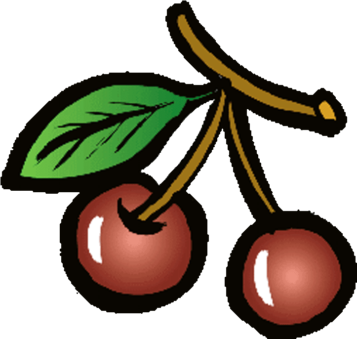 Cherry Clipart Blueberry - Cherry - Png Download (1280x720), Png Download