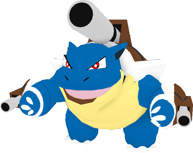 Clip Art Stock Blastoise Transparent Pokemon Blue - Cartoon - Png Download (648x516), Png Download