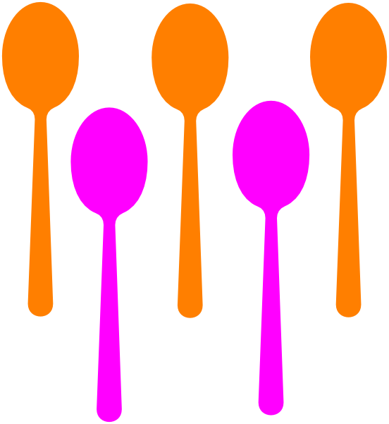 Spoons Clipart - Png Download (552x601), Png Download
