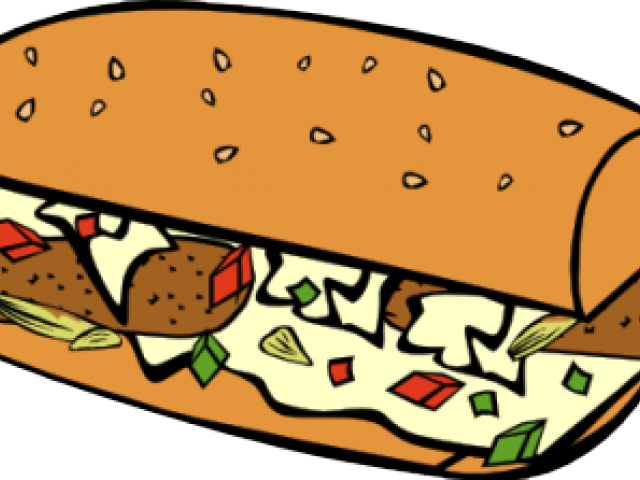 Sandwich Clipart Submarine Sandwich - Panini Clipart Transparent Background - Png Download (640x480), Png Download
