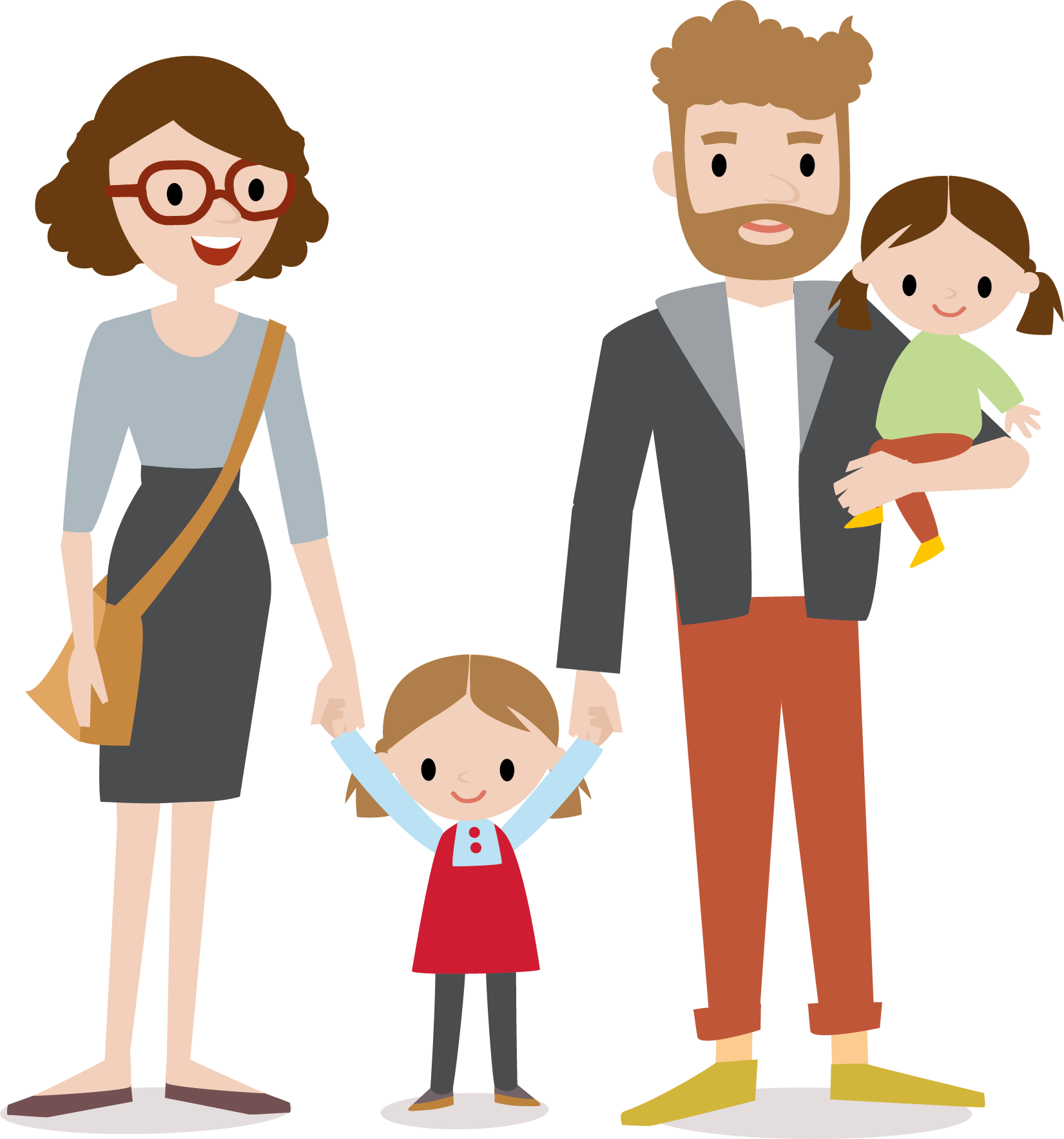 About Us - Clip Art Parent And Children - Png Download (1651x1767), Png Download