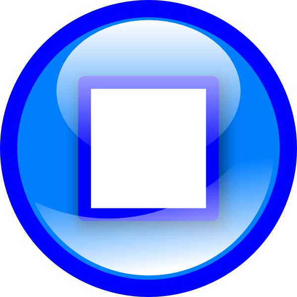 How To Set Use Blue Stop Svg Vector Clipart (600x600), Png Download