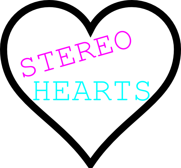 My Stereo Heartttt Clip Art - Love Heart Colouring Pages - Png Download (600x557), Png Download