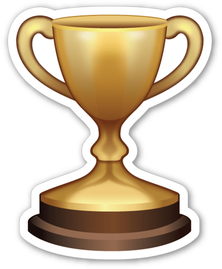 Goodbye Teammate Cliparts - Emoji Trofeo - Png Download (720x869), Png Download