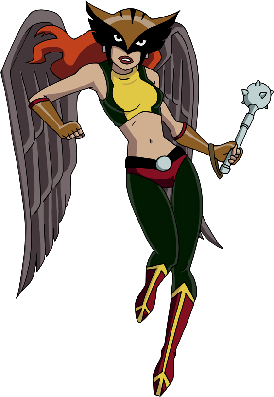 Hawk Girl Cliparts - Chica Halcón Png Transparent Png (702x936), Png Download