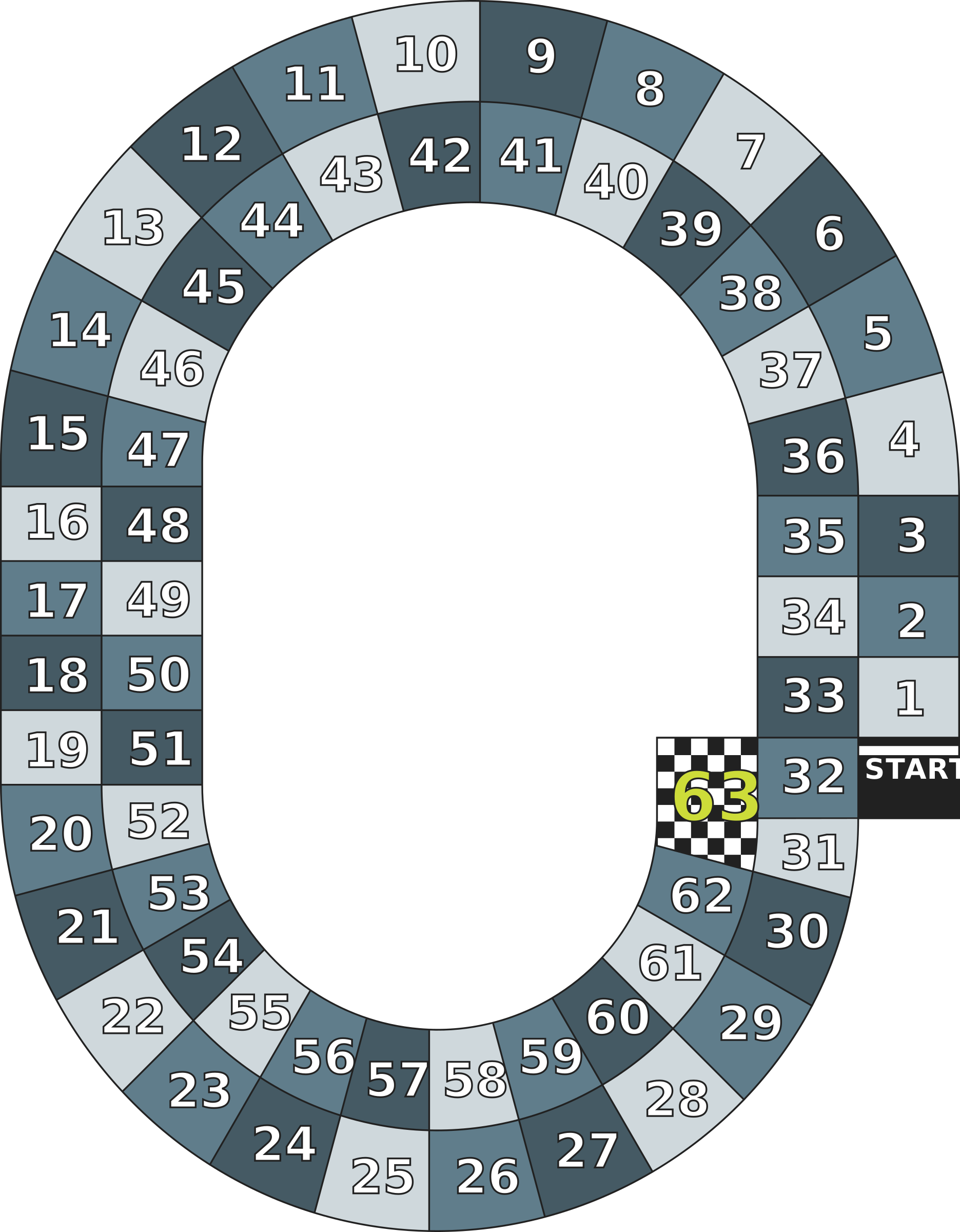 Big Image - Game Of The Goose Vector Clipart (1871x2400), Png Download