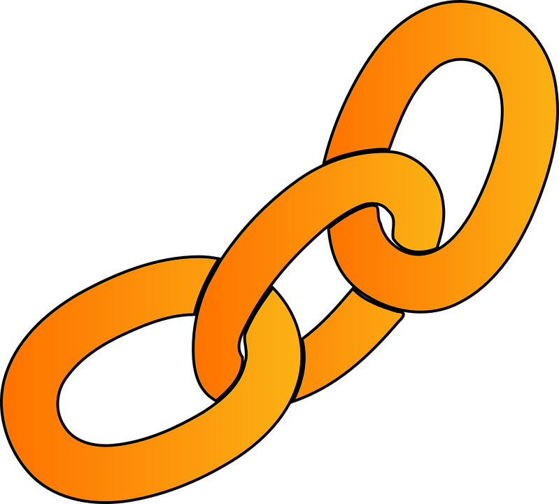 Free Clip Art Bay Link - Chain Clipart Png Transparent Png (600x541), Png Download