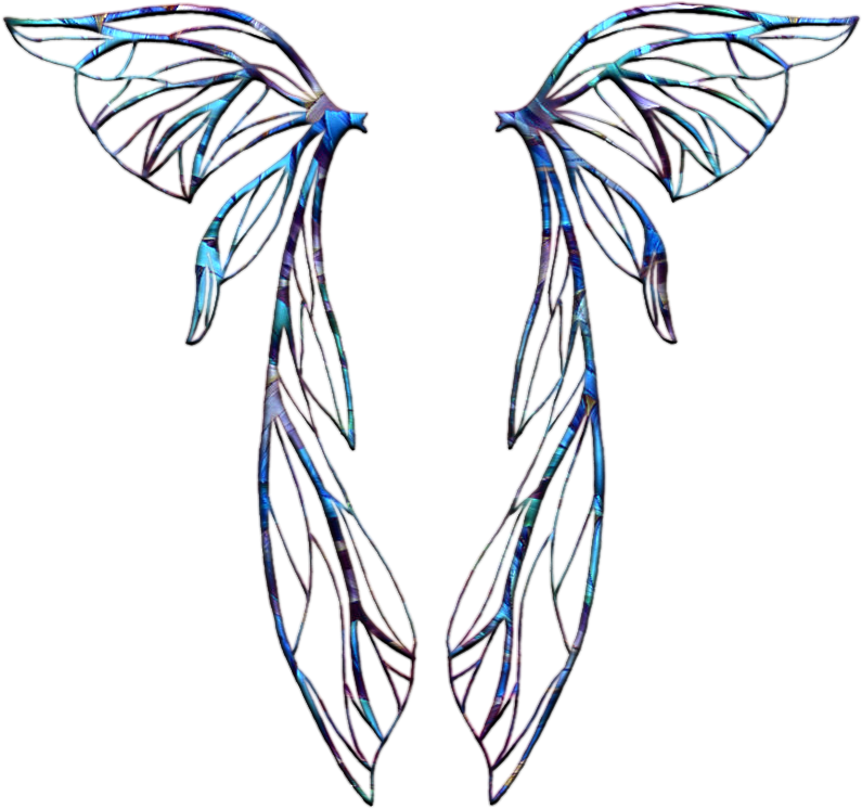 Angel Wings Clipart - Ailes De Fée Dessin - Png Download (807x768), Png Download