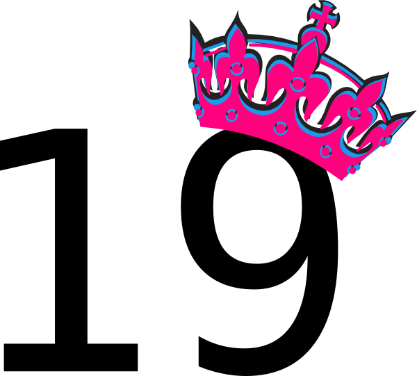 This Free Clip Arts Design Of Pink Tilted Tiara And - Png Download (600x541), Png Download