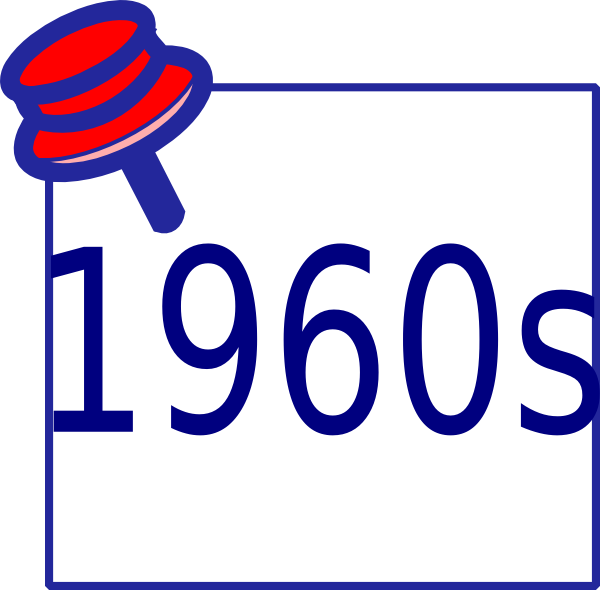 1960 Clip Art - Png Download (600x590), Png Download
