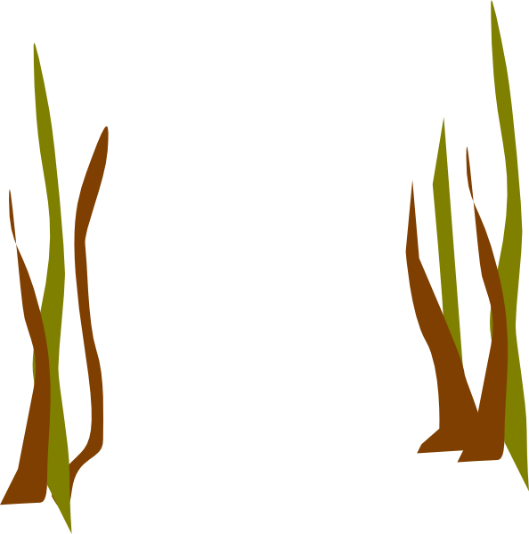 Dead Reeds Clip Art At Clker - Dead Grass Clip Art - Png Download (594x599), Png Download