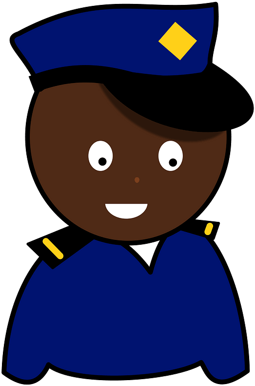 Police Officer Drawing Uniform Police Authority - Authority Clipart - Png Download (495x749), Png Download