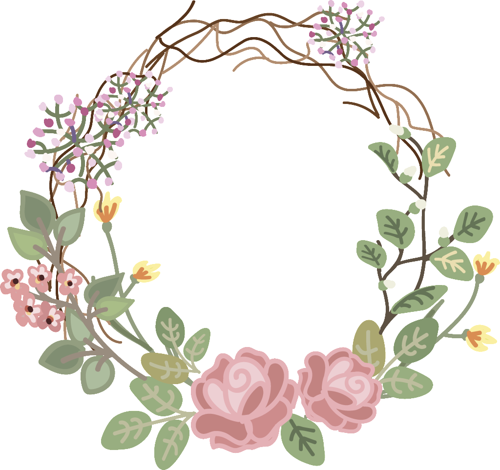 Fashion Beautiful Transparent Garland Vector Clipart (1024x963), Png Download