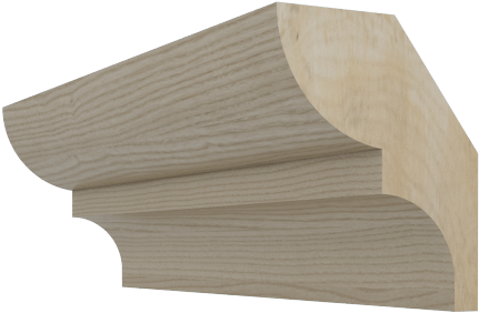 162 Crown/bed Moulding 9/16 X 1 5/8, H 1 1/8″, P 1 Clipart (1024x768), Png Download