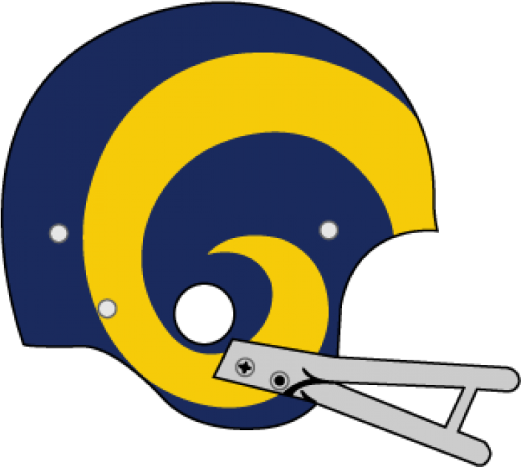 Los Angeles Rams Iron Ons Clipart (750x930), Png Download
