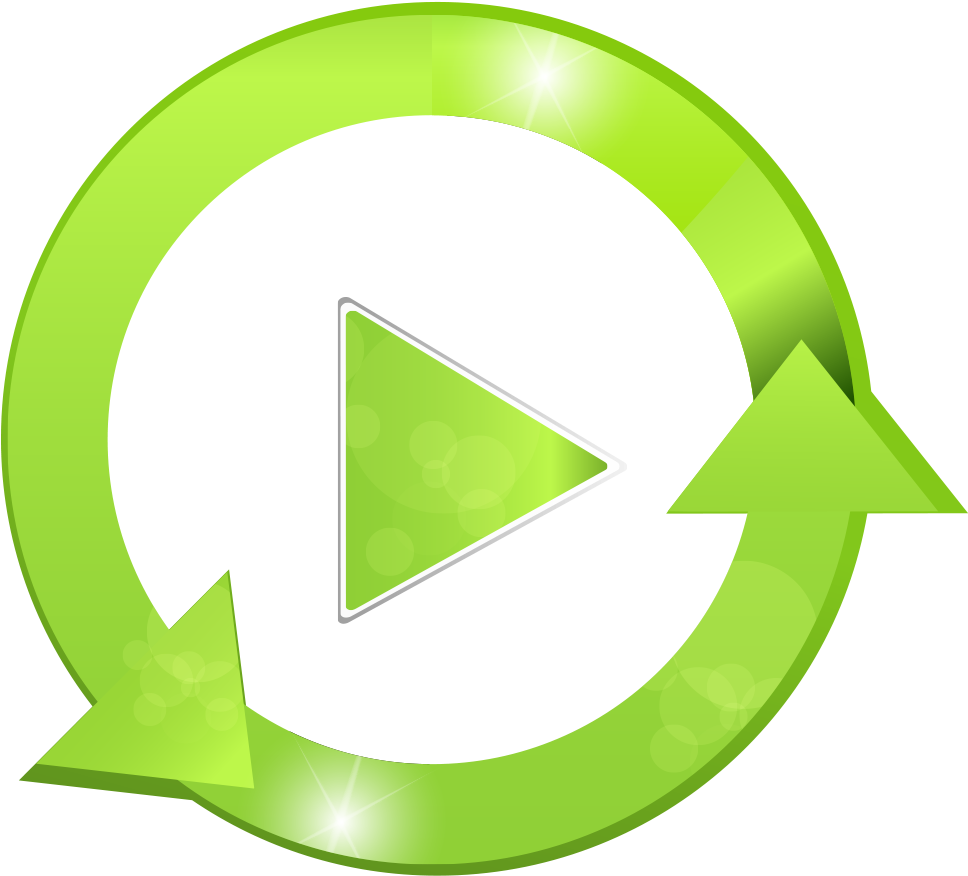 Button Green Play Round Download Free Image Clipart - Png Download (1181x1181), Png Download