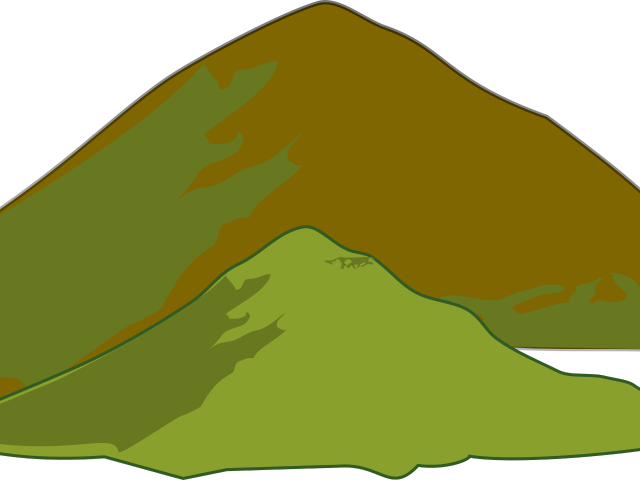 Mountains Clipart Mountain Slope - Png Download (640x480), Png Download